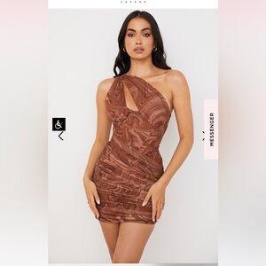 House CB clementine dress size small